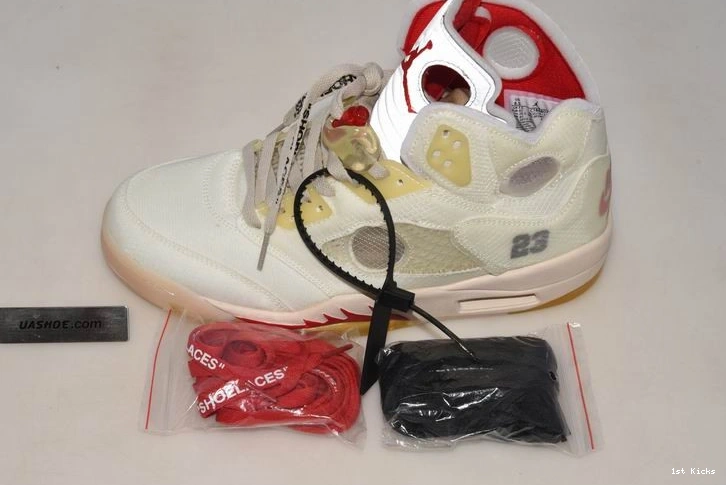 Air​ AJ5 ow CT8480-0020 3M white  5 Jordan x​off 0220